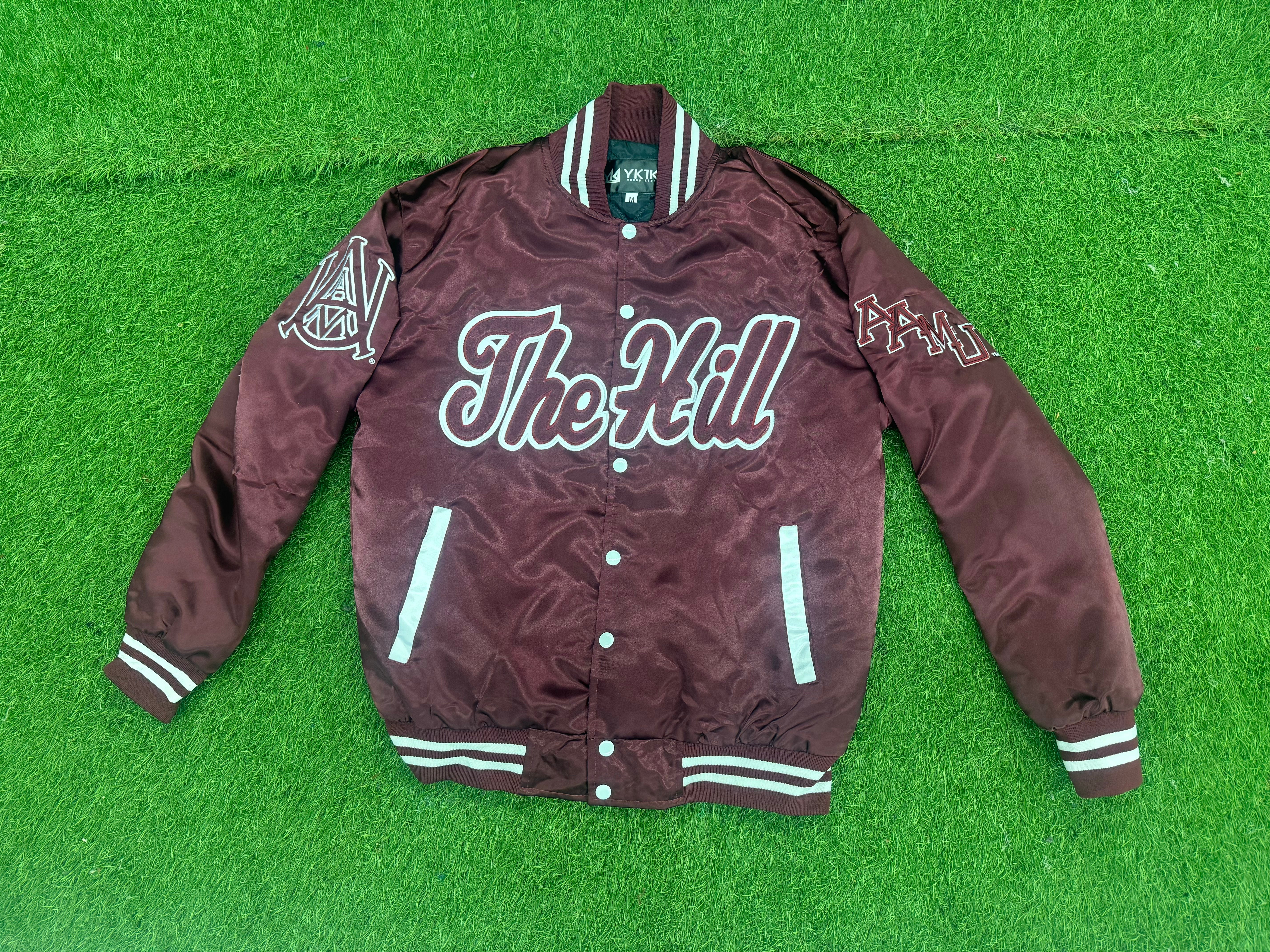 AAMU  YK1K SATIN VARSITY JACKET