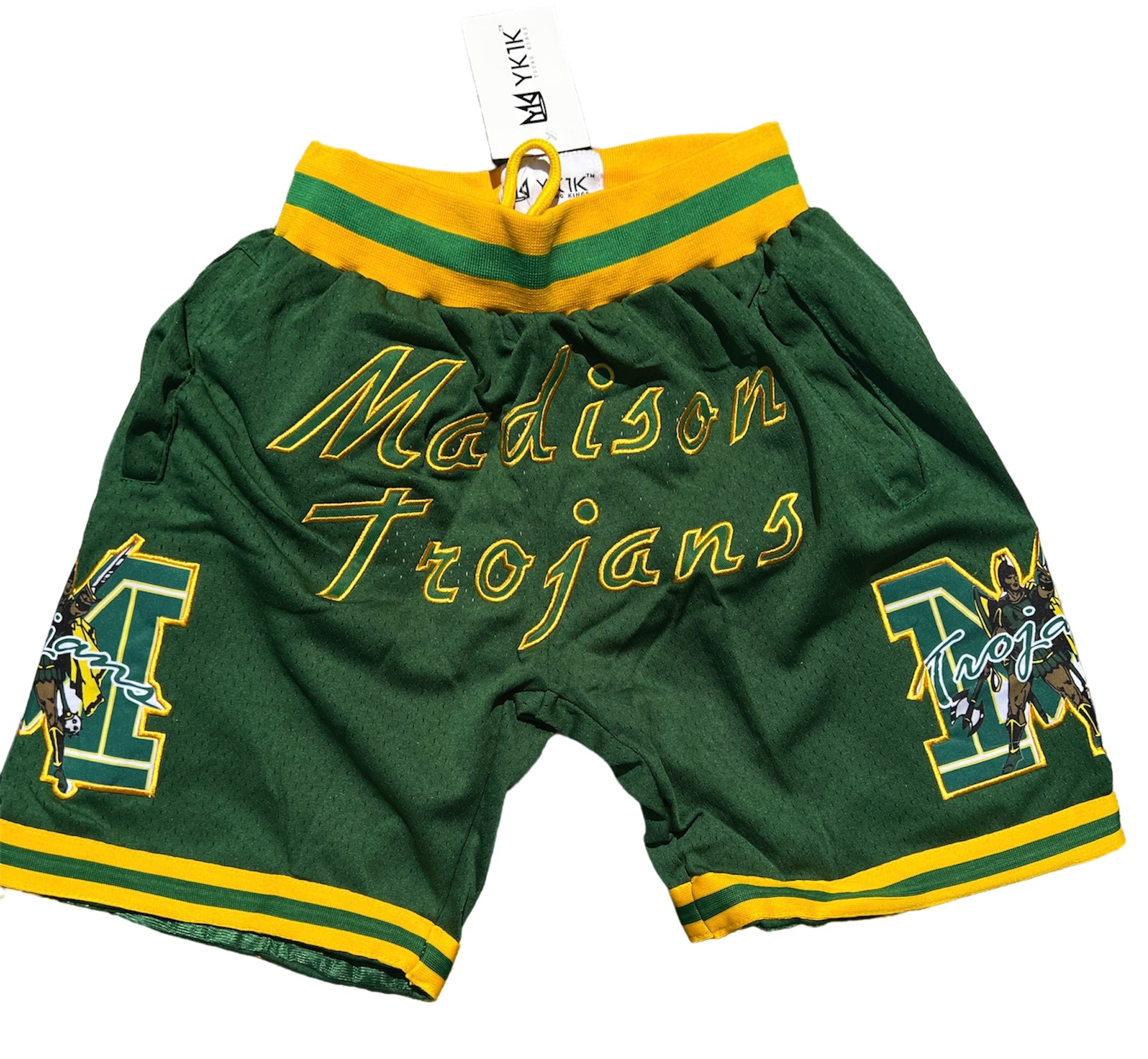 Dallas Madison Basketball Shorts Green