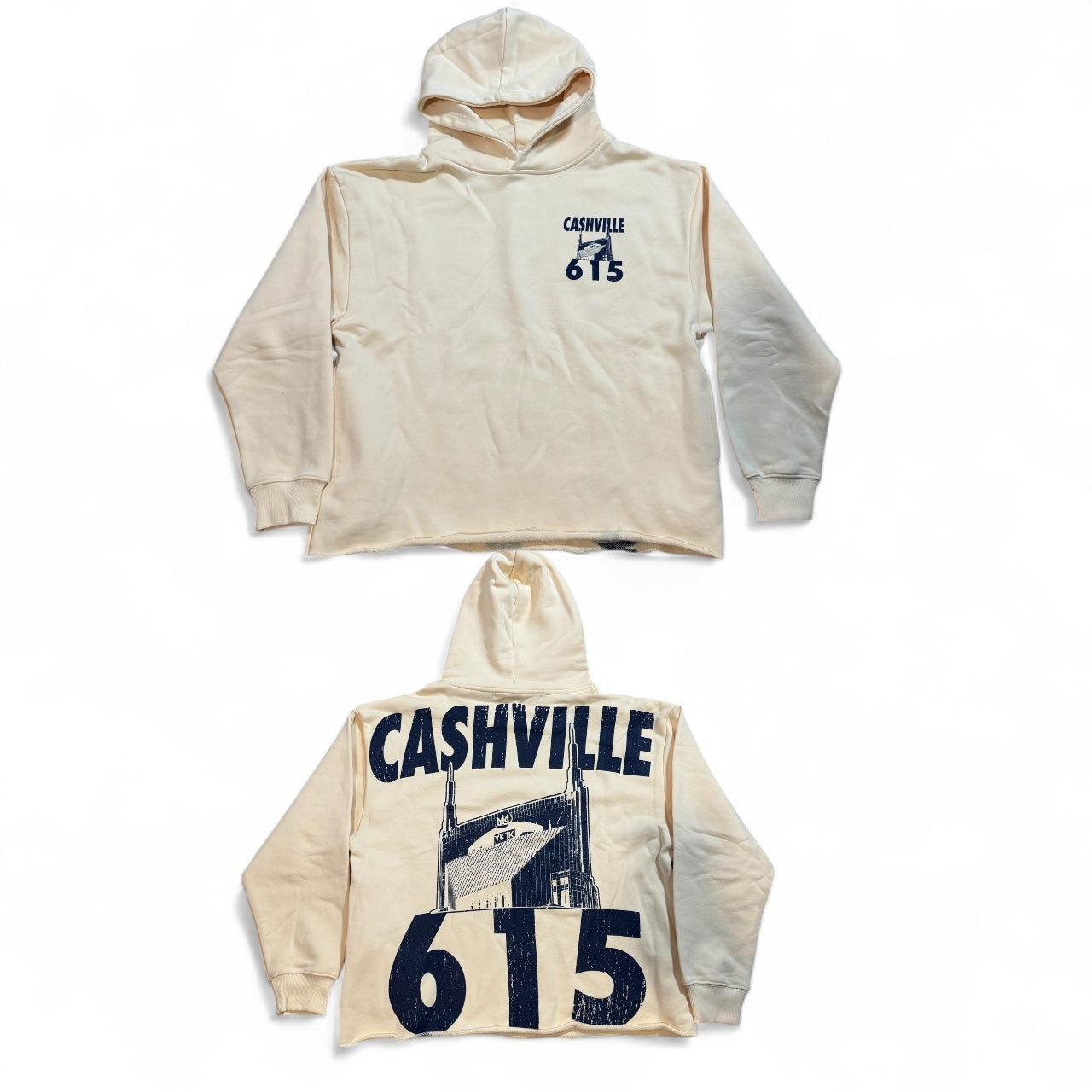 NASHVILLE 615 HOODIE CREAM