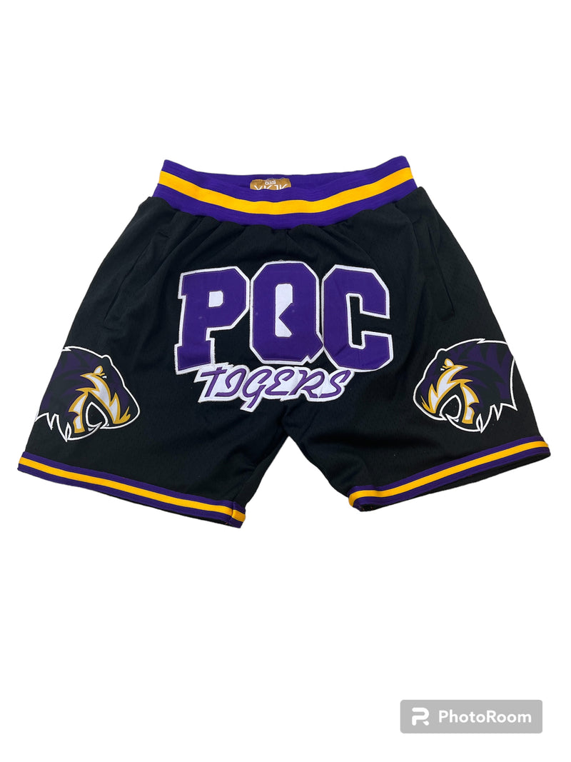 PQC TIGERS BASKETBALL SHORTS