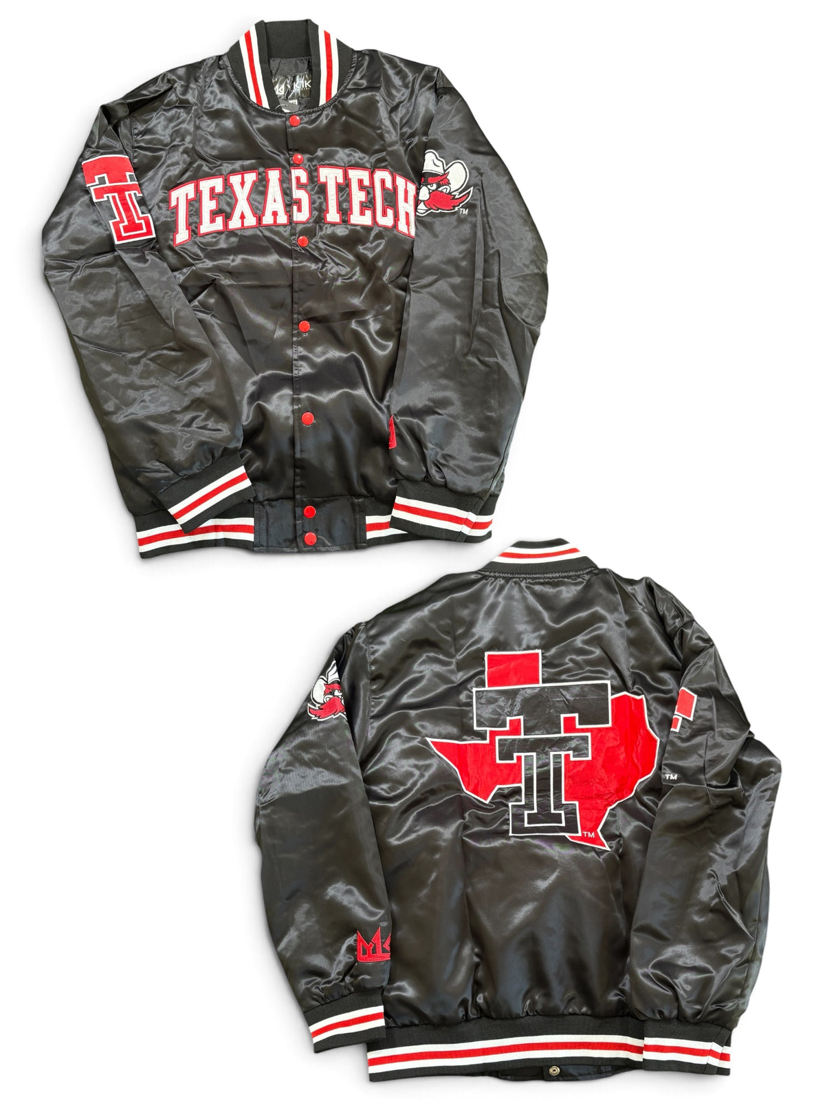 TEXAS TECH VARSITY JACKET BLACK