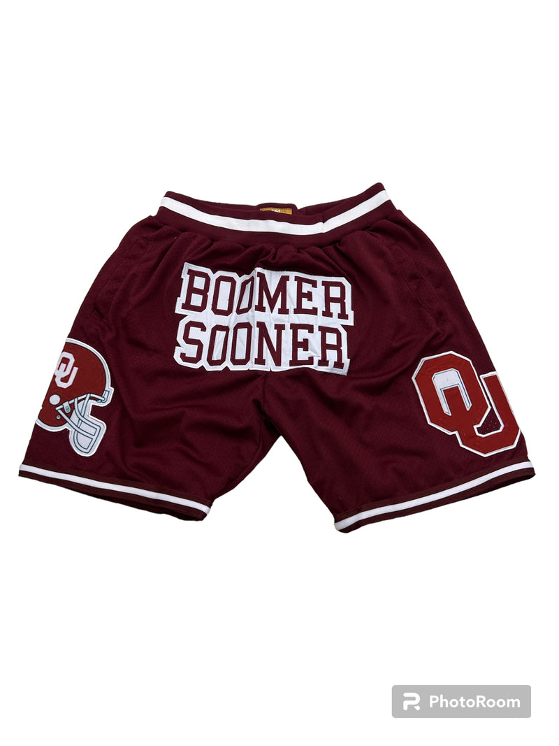 BOOMER SOONER BASKETBALL SHORTS