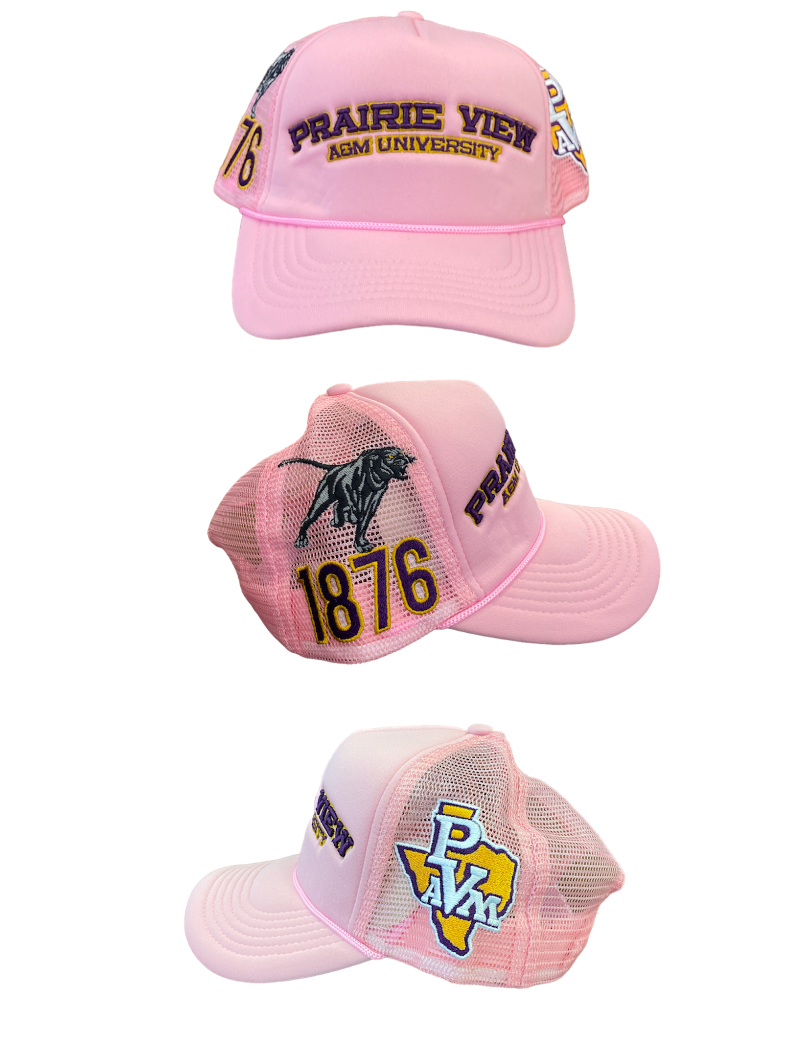 PVAMU TRUCKER HATS Pink