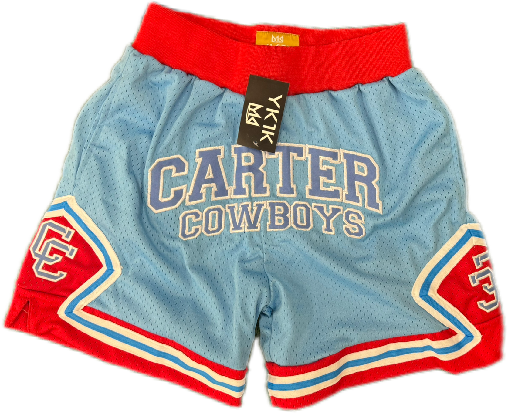 Dallas Carter Basketball Shorts Baby Blue 3.0