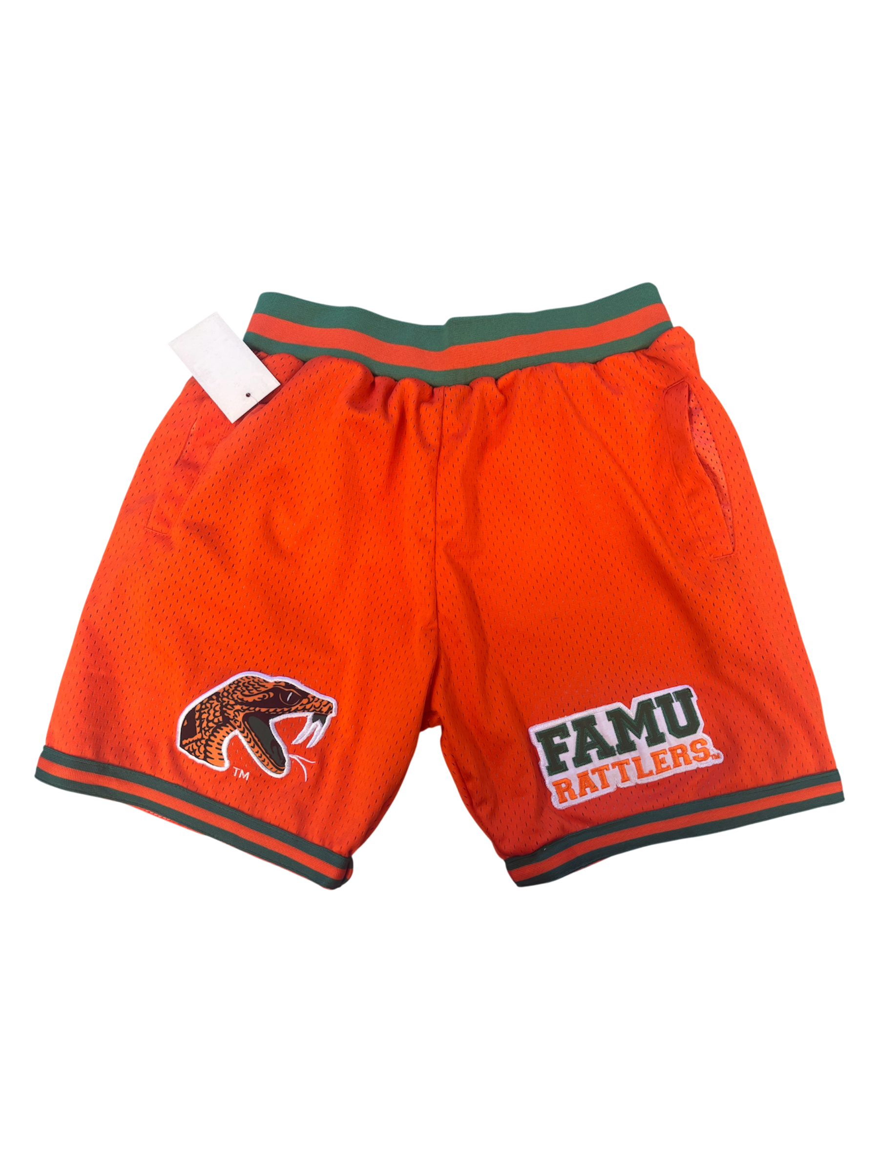 ORANGE FAMU BASKETBALL SHORTS