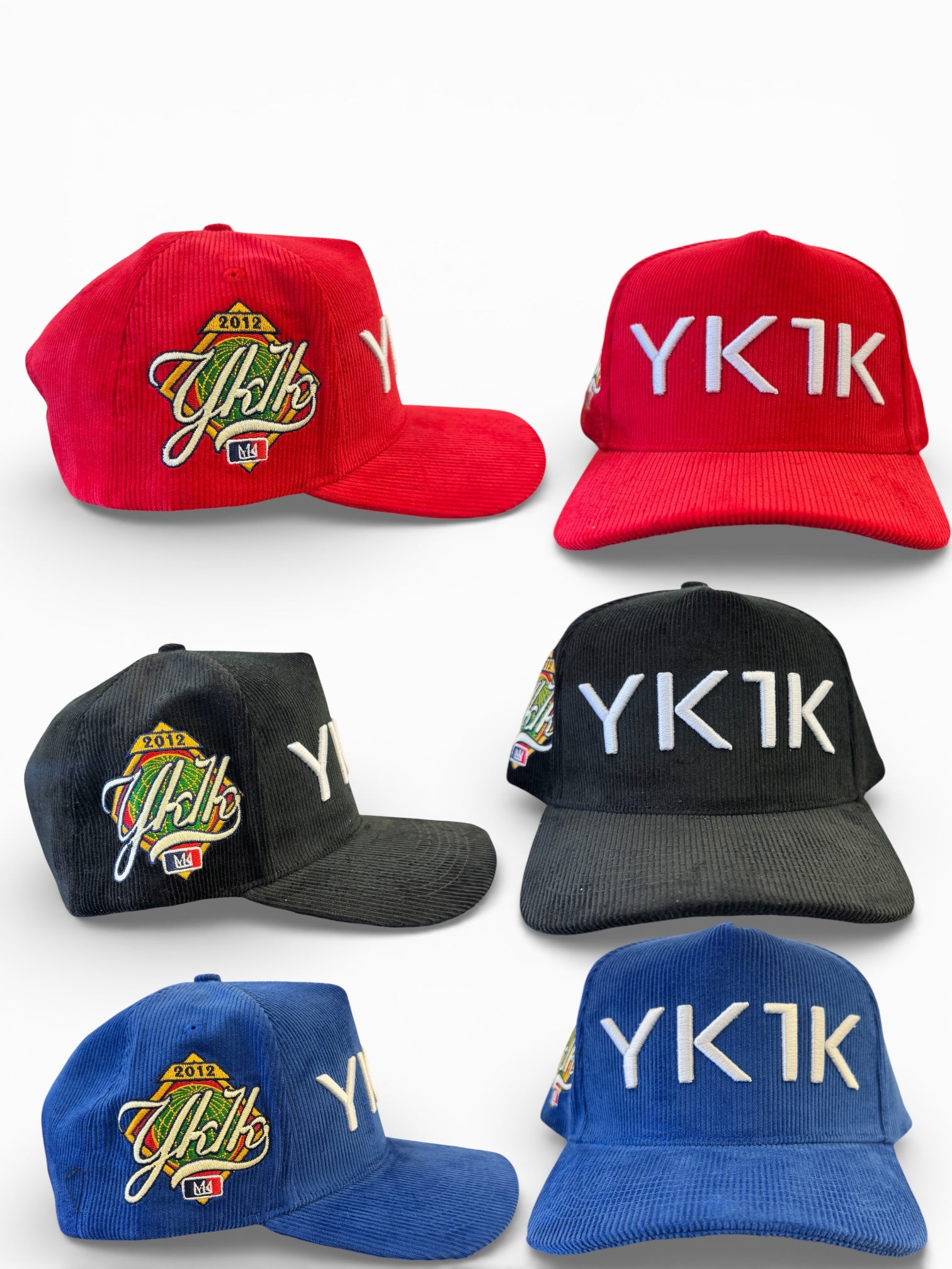 YK1K Classic Corduroy Logo Hat