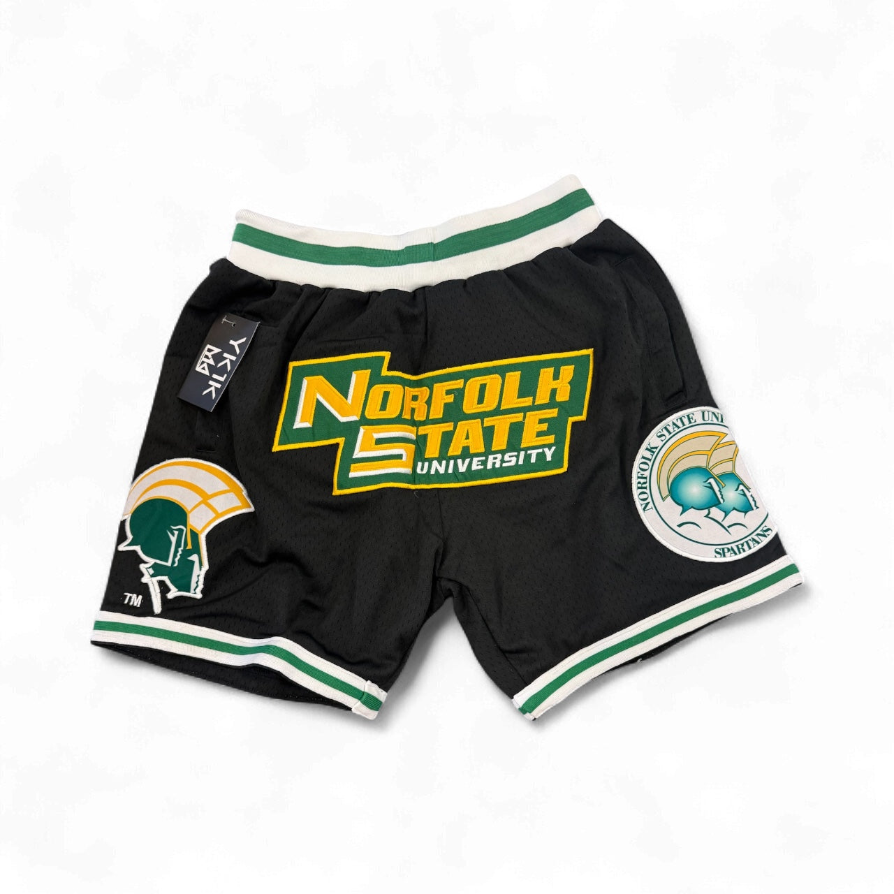 NORFOLK STATE BASKETBALL BLACK SHORTS