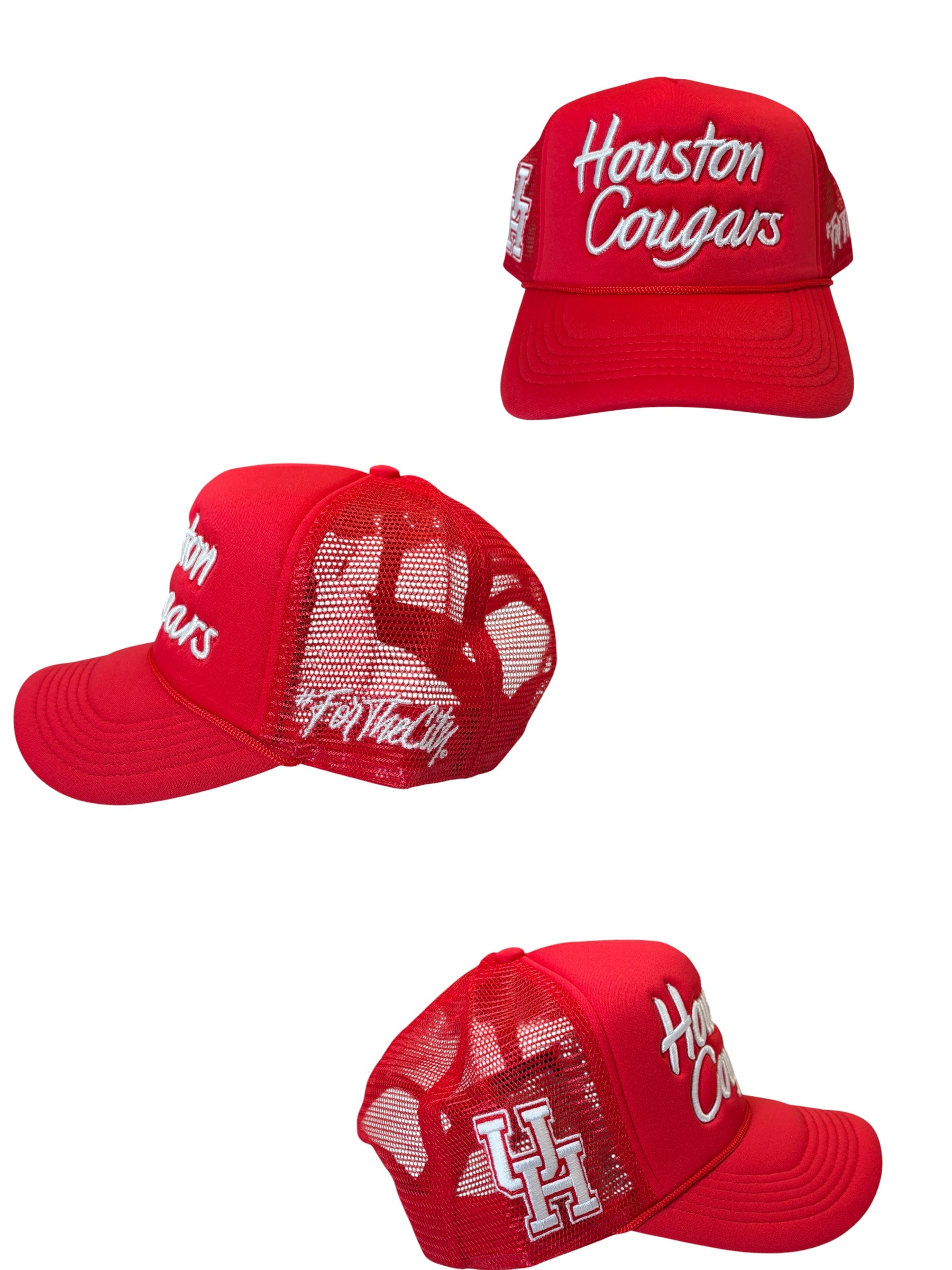 UNIVERSITY OF HOUSTON TRUCKER HAT RED