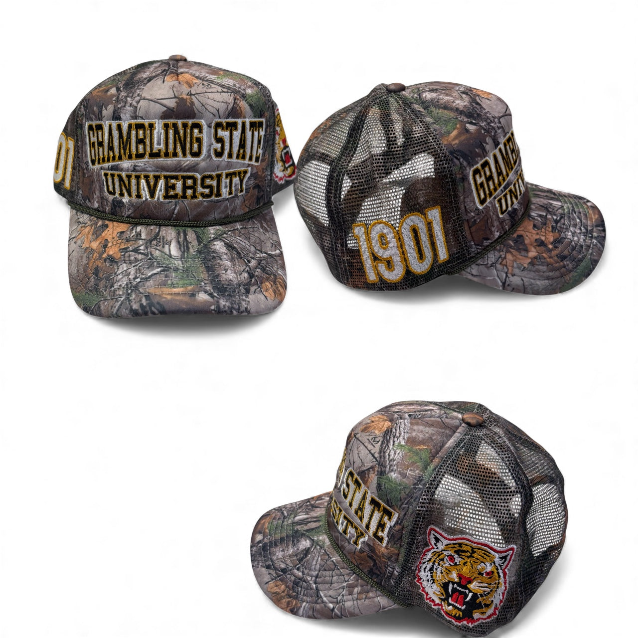 GRAMBLING STATE UNIVERSITY TRUCKER HATS Camo