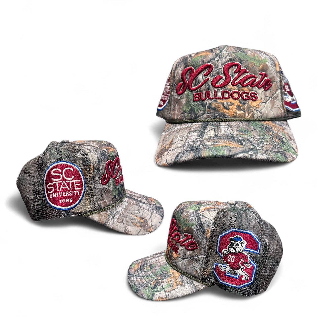 SOUTH CAROLINA STATE TRUCKER HAT CAMO