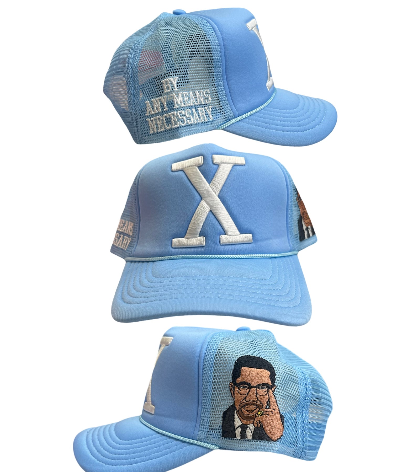 MALCOLM X TRUCKER HATS yk1k
