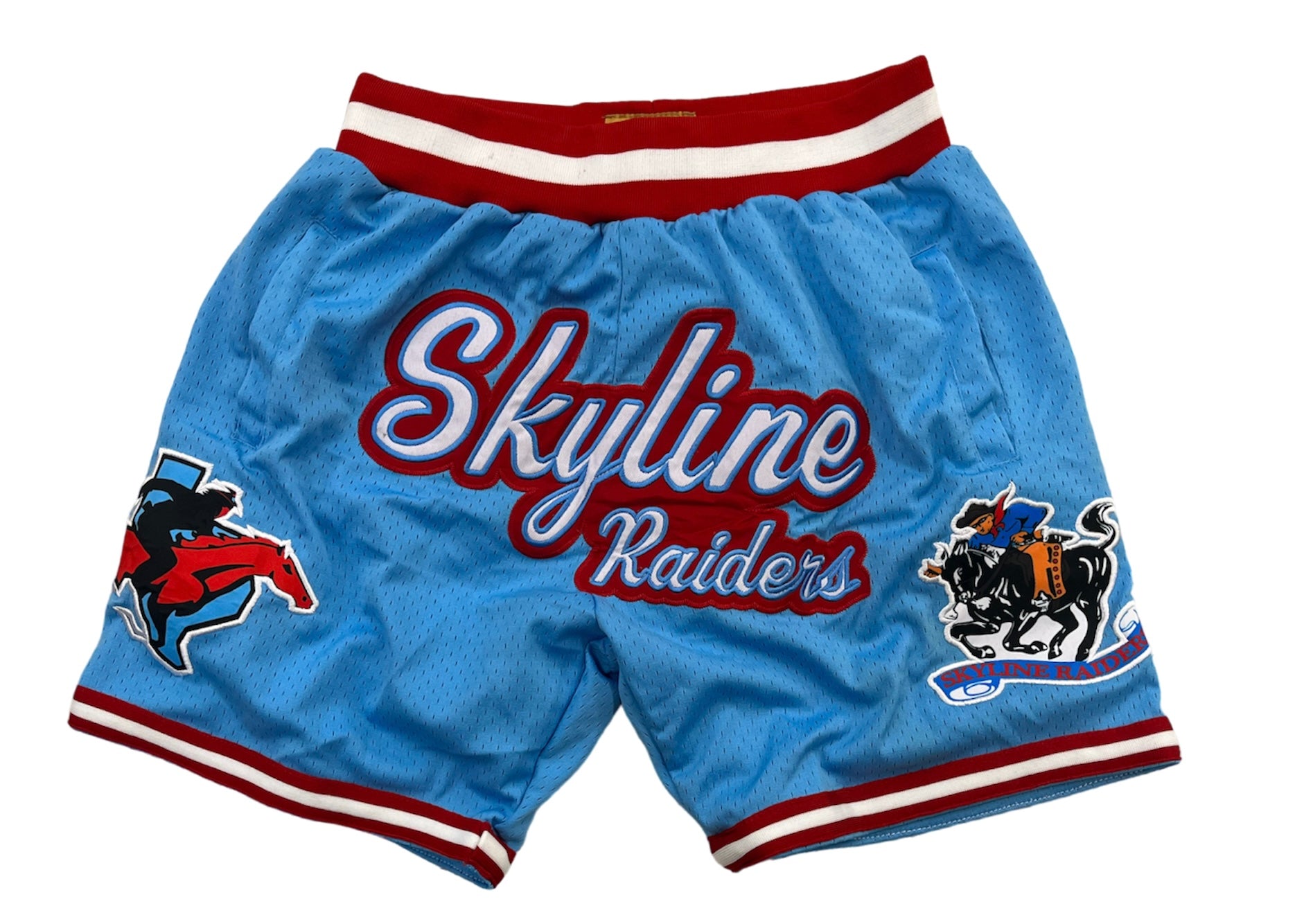 SKYLINE RAIDERS 3.0 BASKETBALL SHORTS COLUMBIA BLUE