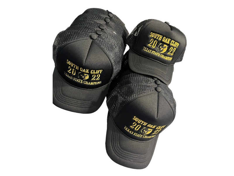 SOUTH OAK CLIFF HIGH SCHOOL TRUCKER HATS BLACK 2022