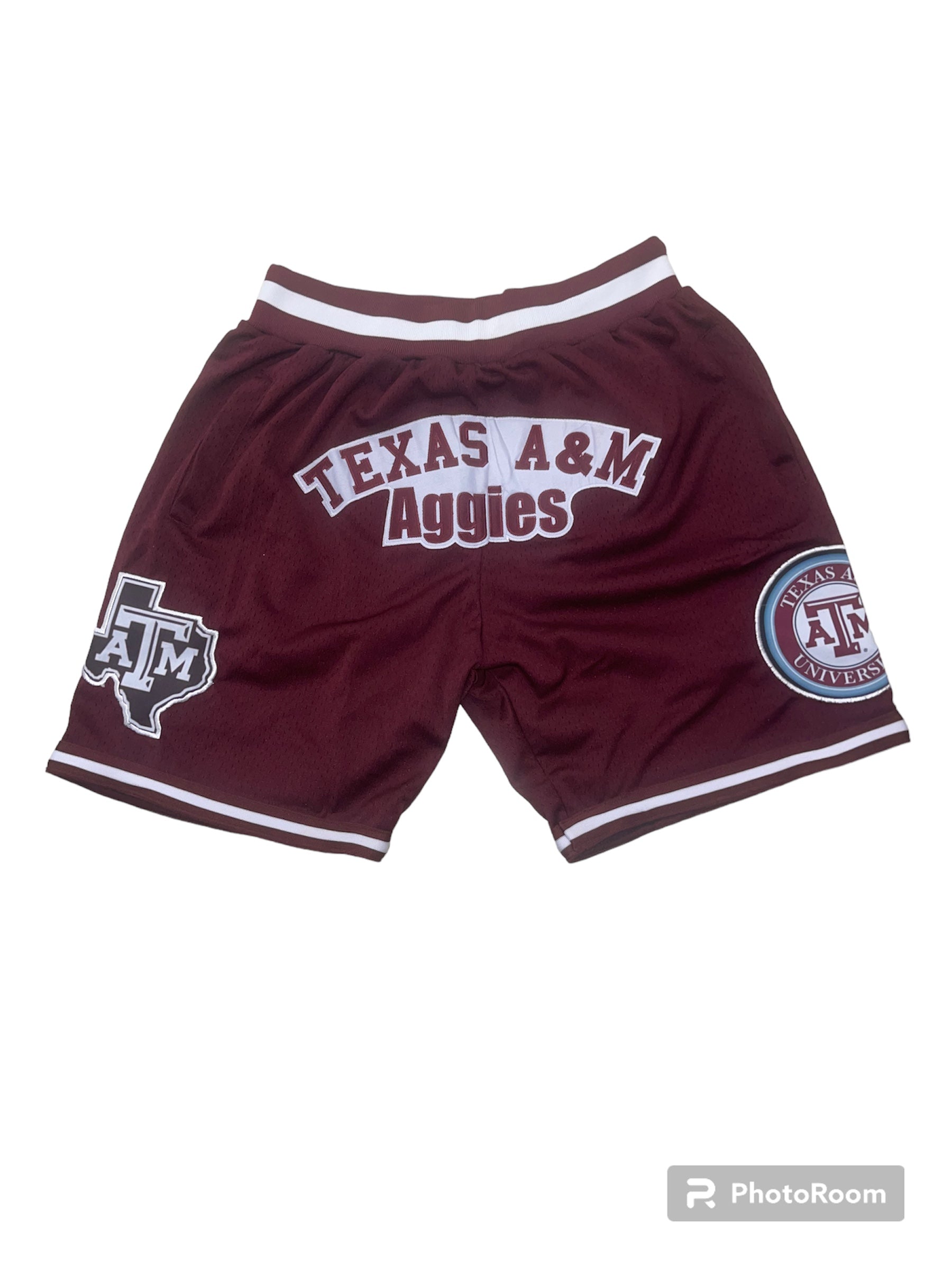 TEXAS A&M AGGIES BASKETBALL SHORTS MAROON