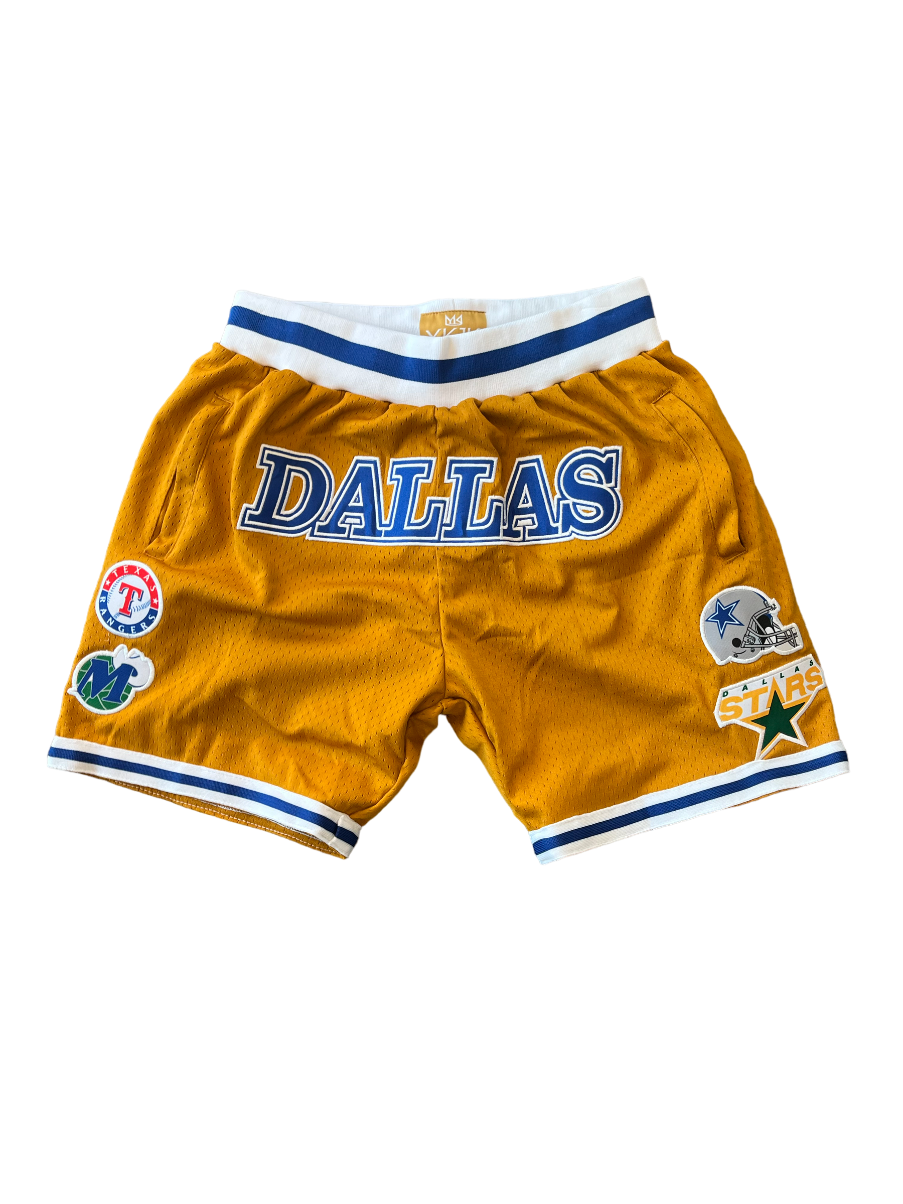 THIS IS DALLAS  Basketball Shorts Gold