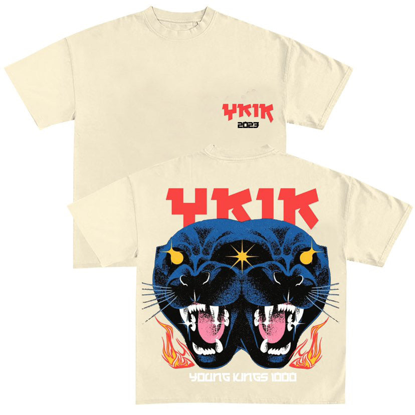 YK1K 2023 GRAAPHIC PANTHER T-SHIRT BUTTER