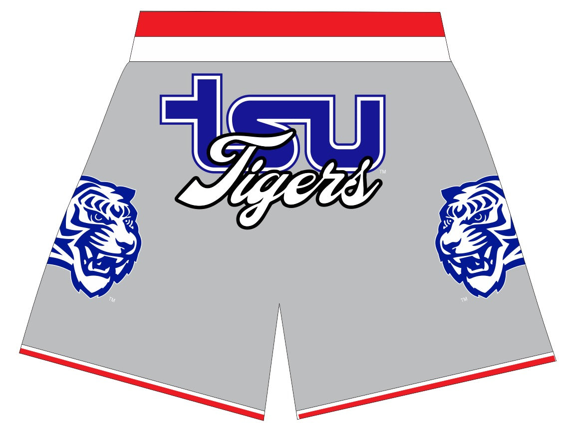 TSU TIGER BASKETBALL SHORTS GREY