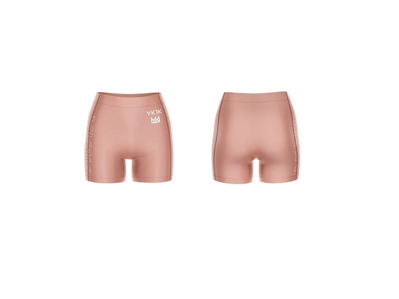 WOMENS BIKER SHORTS NUDE