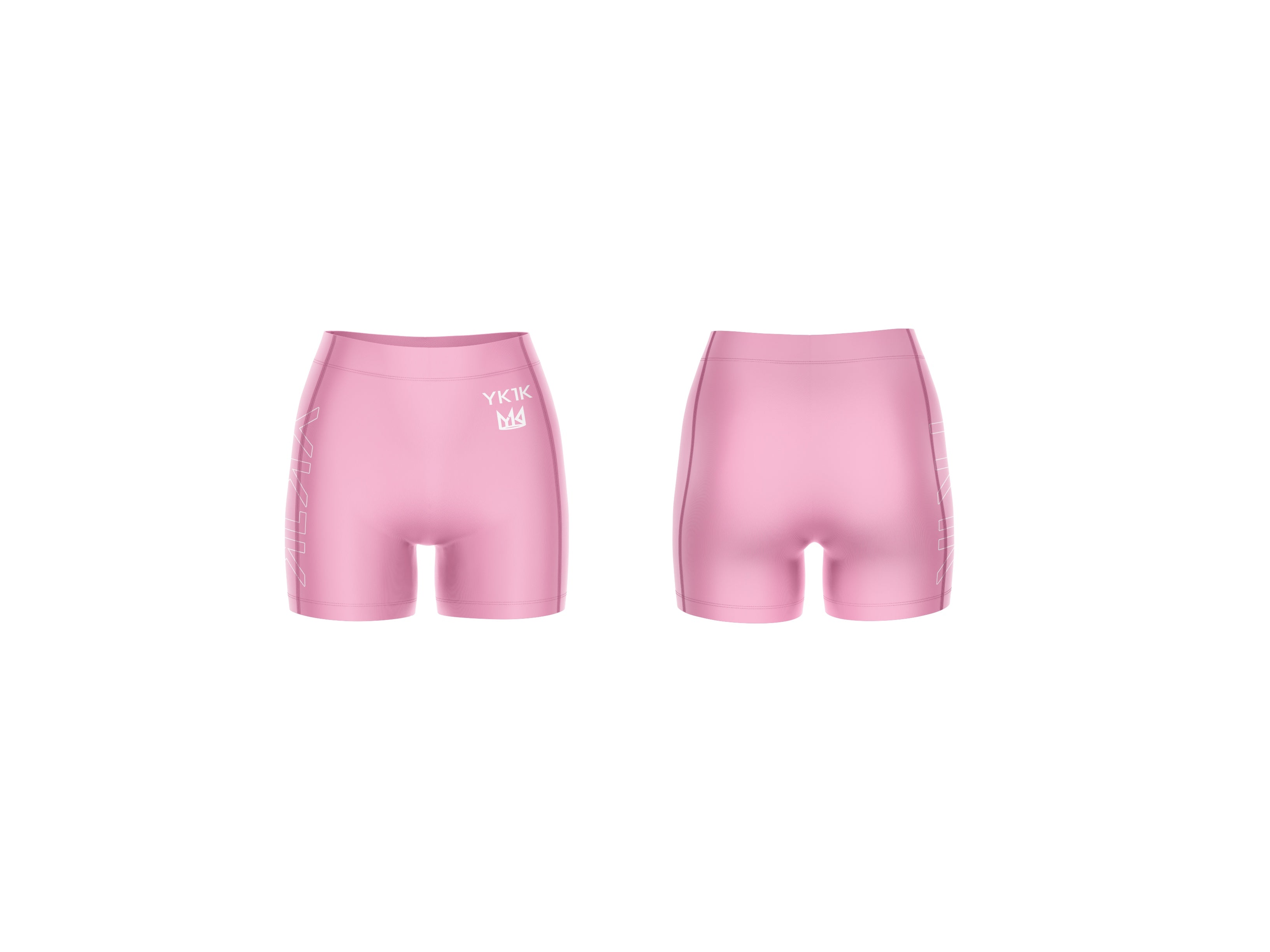 WOMENS BIKER SHORTS PINK