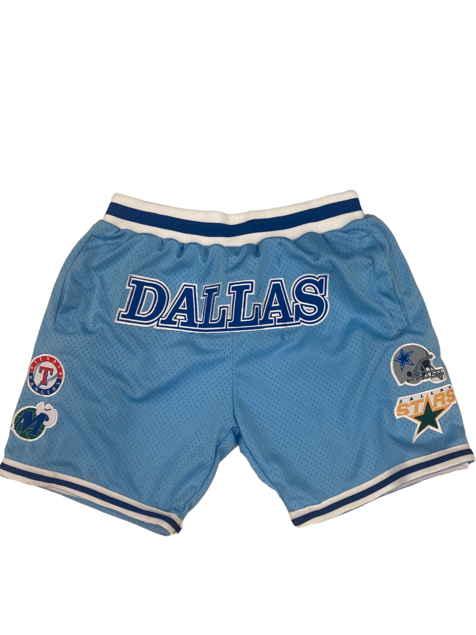 THIS IS DALLAS  Basketball Shorts Baby Blue
