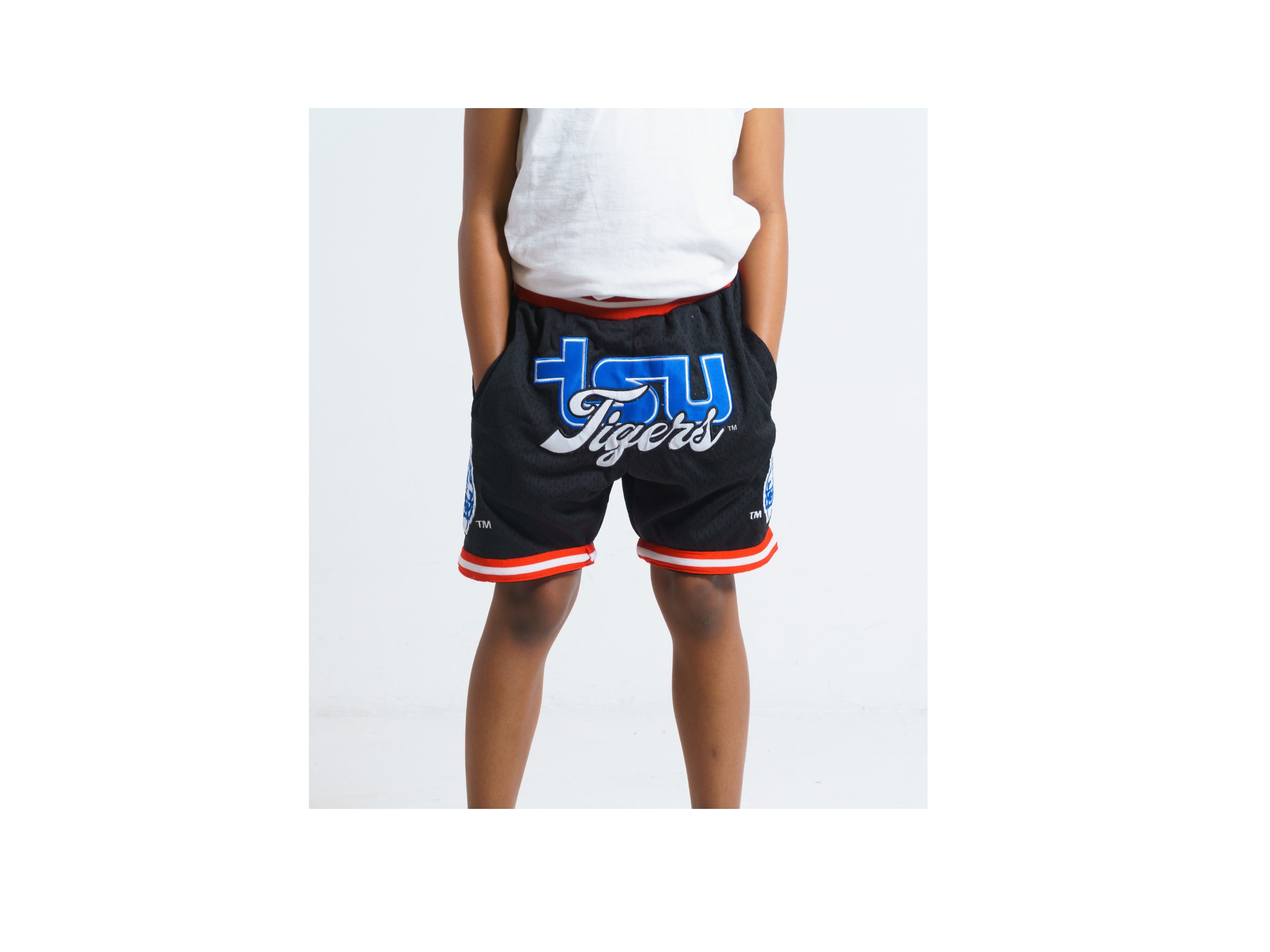 TSU TIGER BASKETBALL  SHORTS BLACK CHILDREN PRE-ORDER