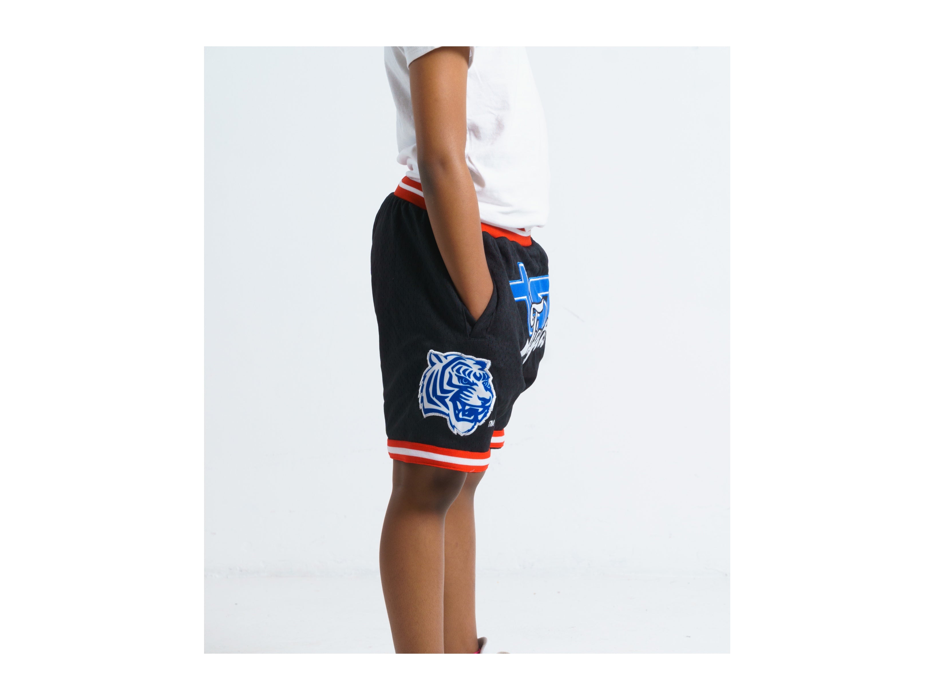 TSU TIGER BASKETBALL  SHORTS BLACK CHILDREN PRE-ORDER