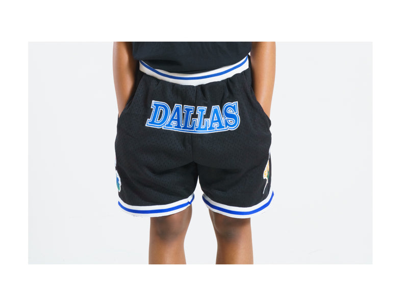 THIS IS DALLAS BASKETBALL but SHORTS BLACK CHILDREN