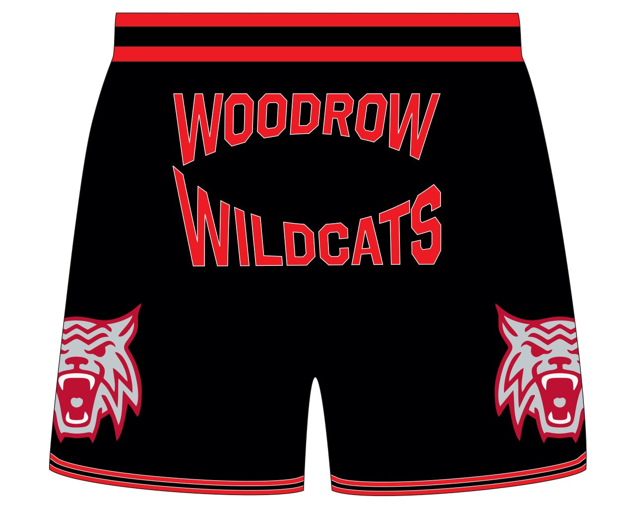 WOODROW WILSON HIGH SCHOOL BASKETBALL SHORTS BLACK PREORDER