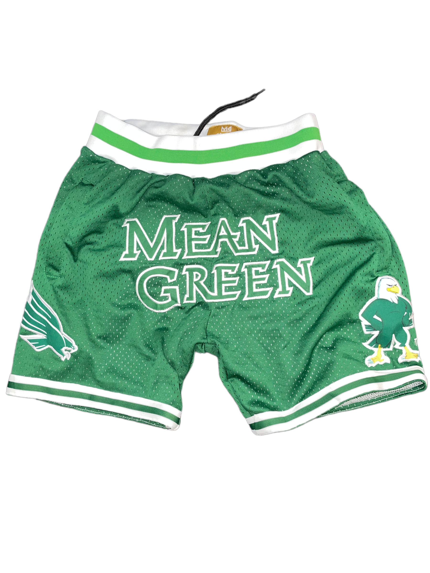 NORTH TEXAS  BASKETBALL SHORTS GREEN PRE-ORDER