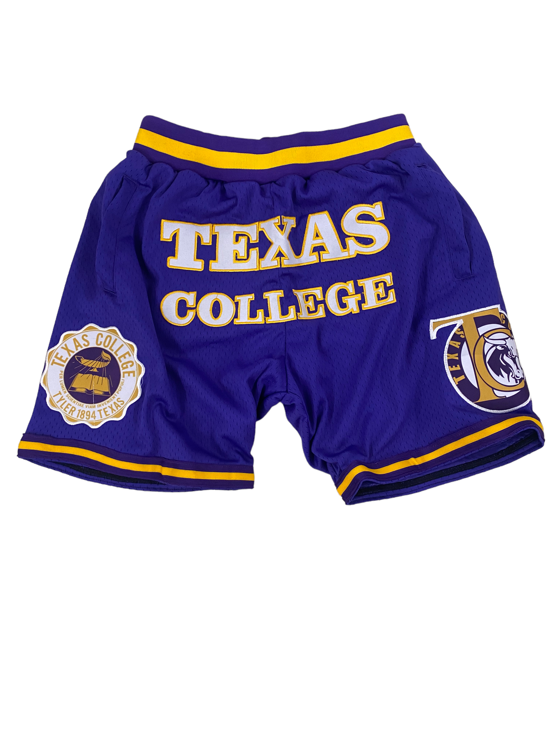 TEXAS  COLLEGE basketball Shorts PURPLE