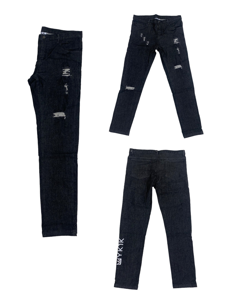YK1K  JEANS -  BLACK