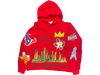 "THIS IS Houston  " HOODIE RED DEFECTED