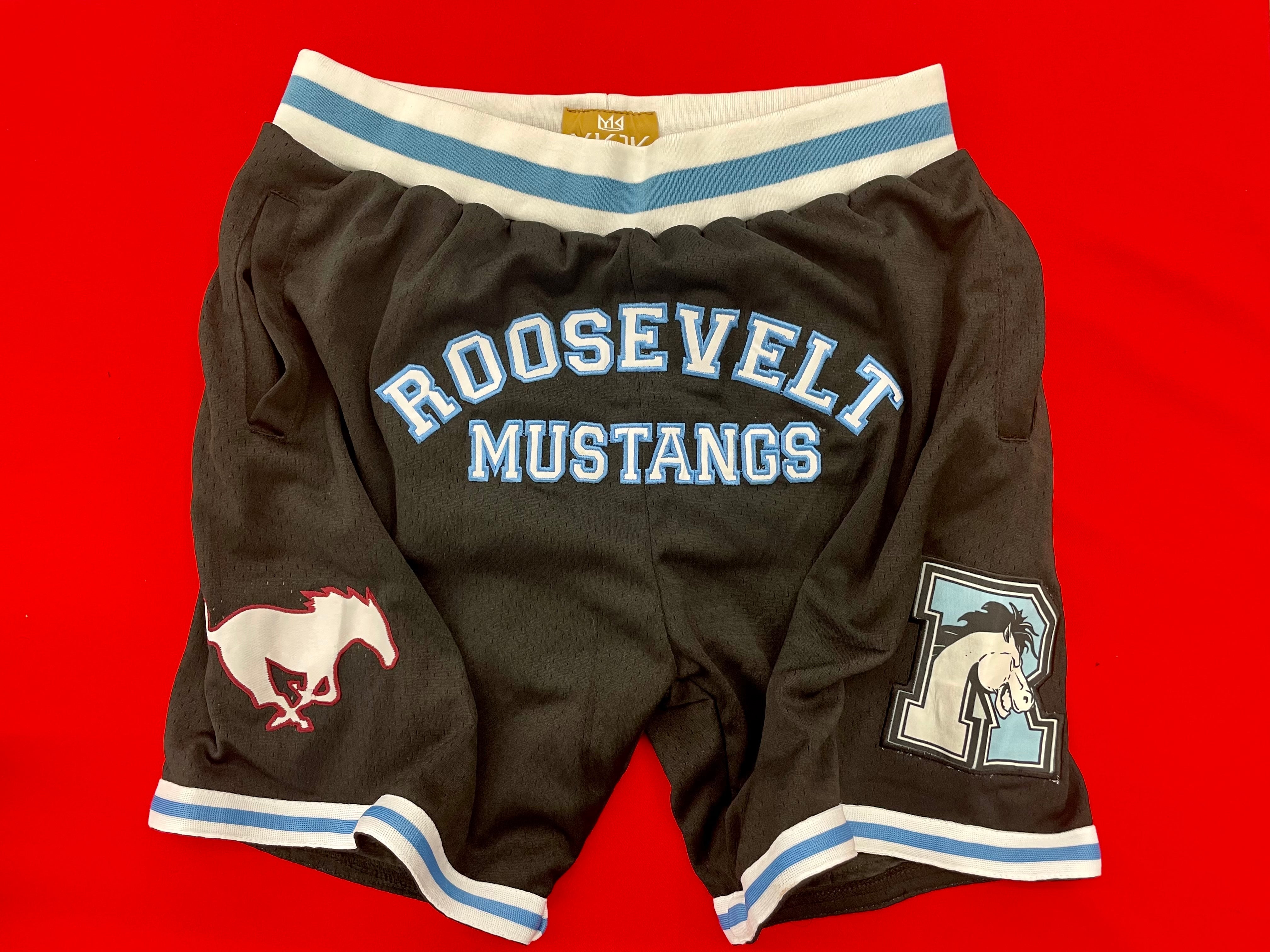 Roosevelt Mustangs BASKETBALL SHORTS COLUMBIA  Black PRE-ORDER