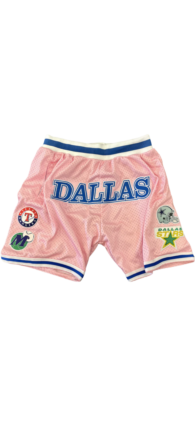 THIS IS DALLAS  Basketball Shorts PINK