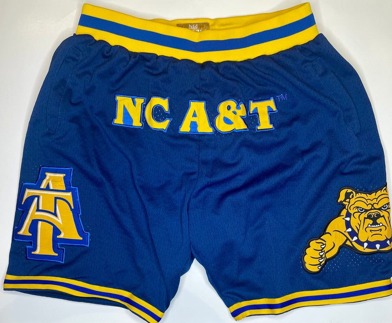 NCAT BASKETBALL SHORTS AGGIE BLUE