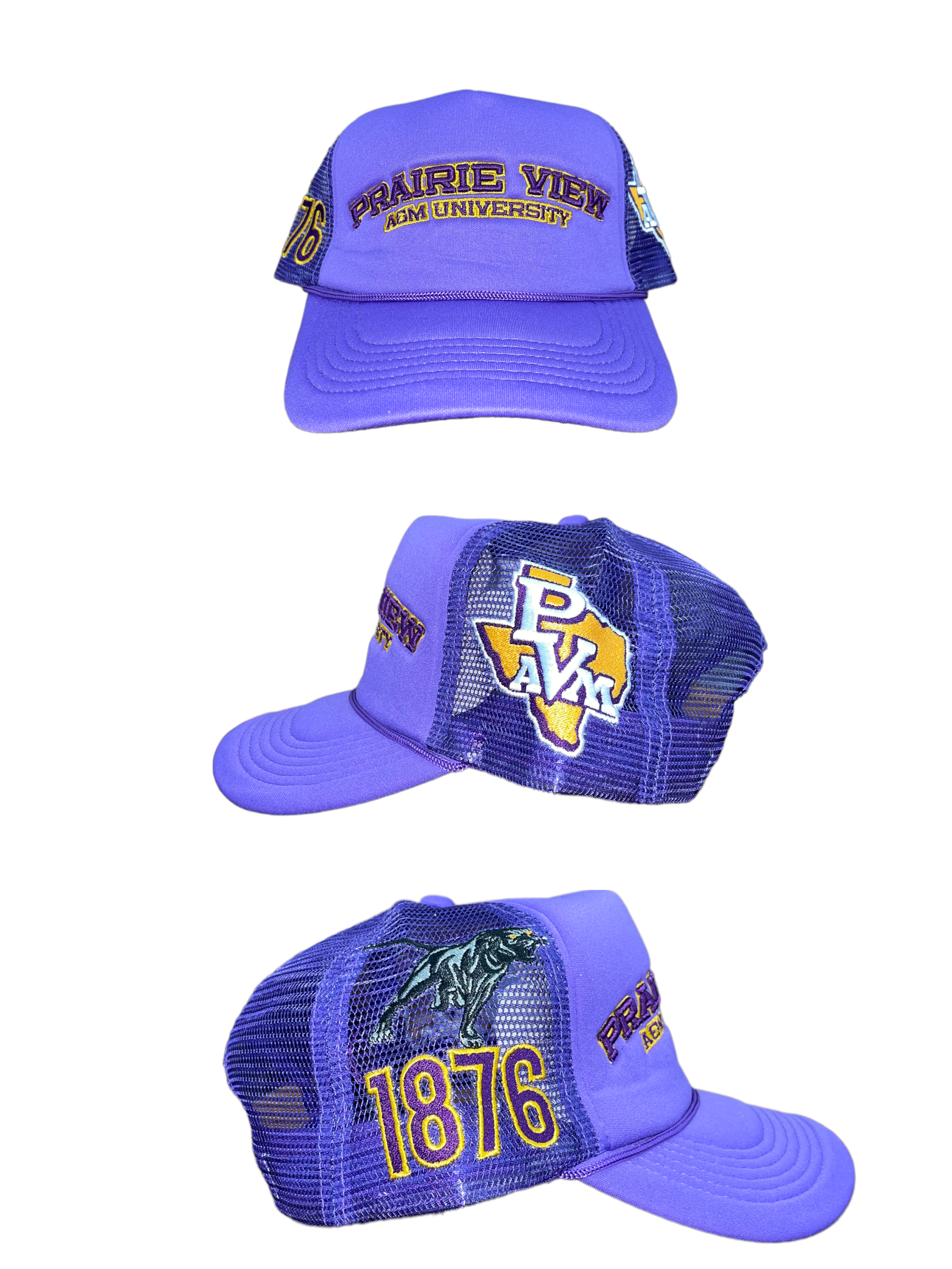 PVAMU TRUCKER HATS Purple