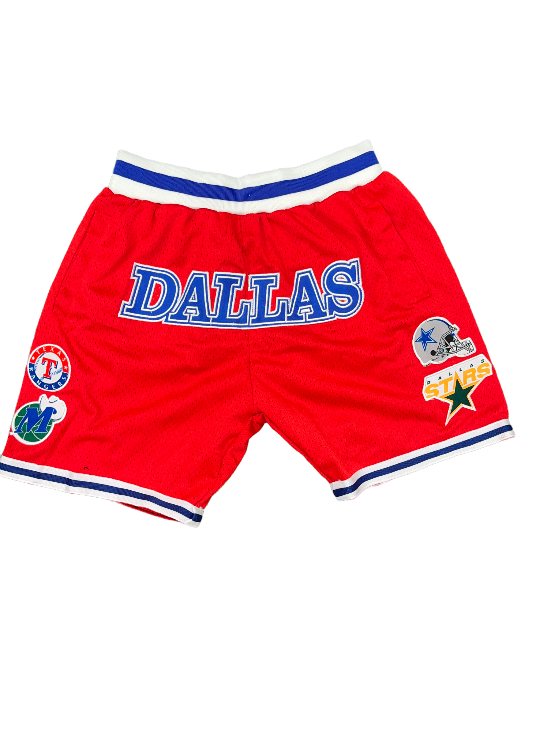 THIS IS DALLAS  Basketball Shorts Red