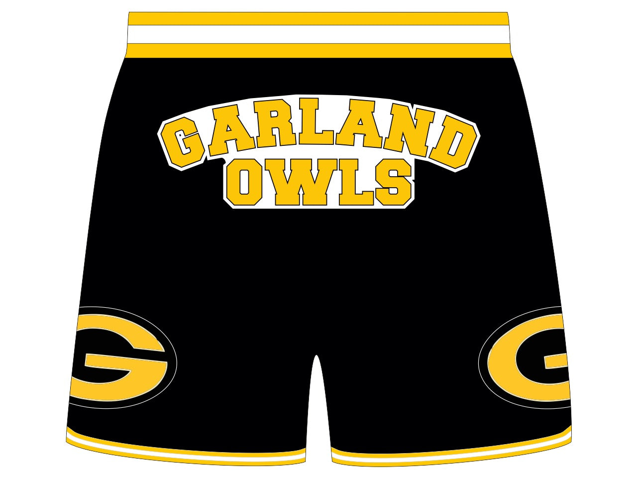 Garland owls HIGH SCHOOL BASKETBALL SHORTS PRE-ORDER